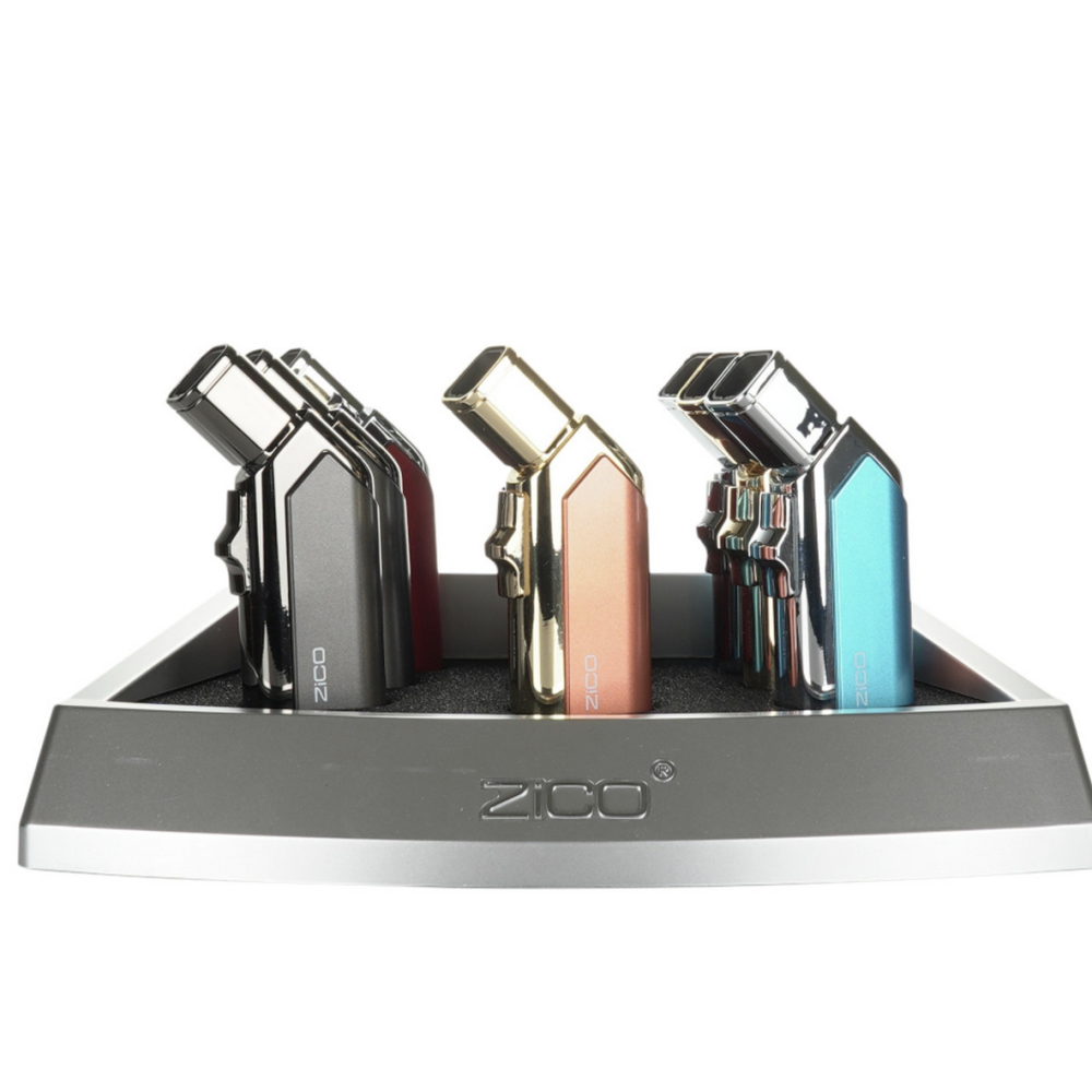 Zico ZD-98 Quad Flame Torch Lighter 9pk