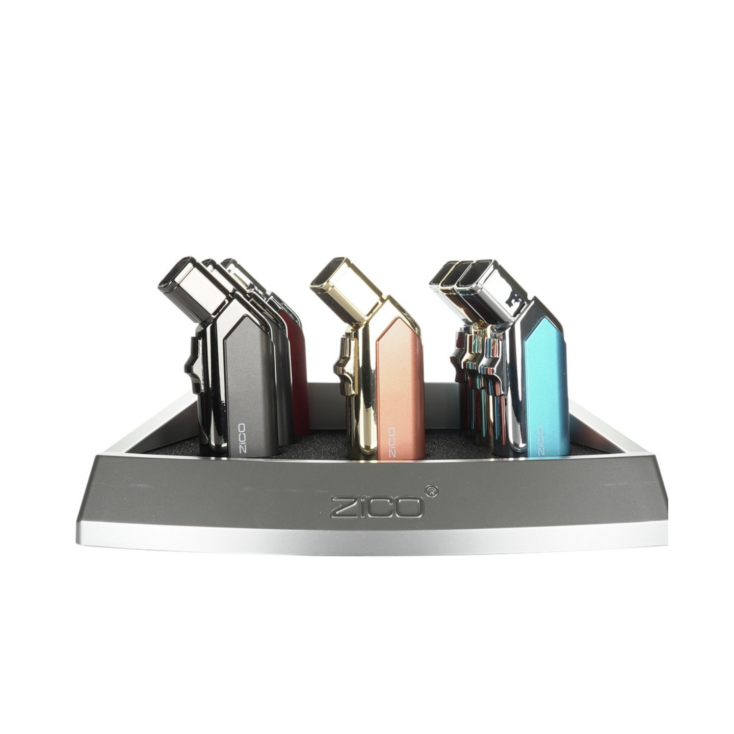 Zico ZD-98 Quad Flame Torch Lighter 9pk