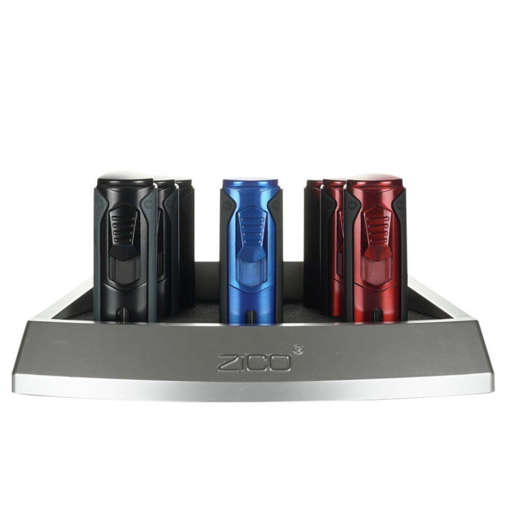 Zico ZD-92 Quad Flame Torch Lighter 9PK