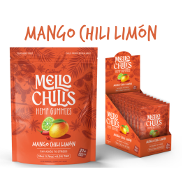 Mello Chillis Hemp Gummies Chili Lemon 10PK