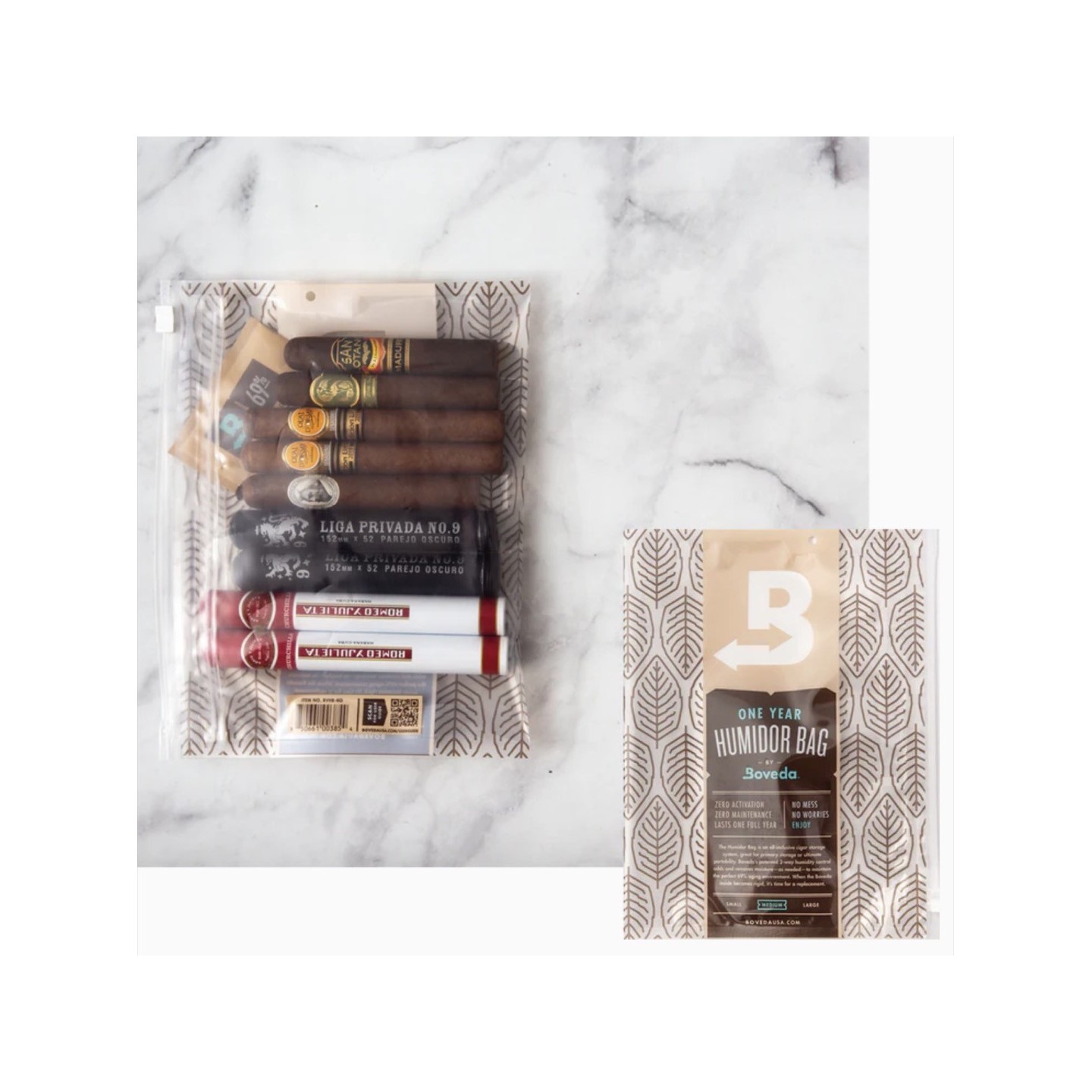 Boveda Medium Humidor Bag 12PK