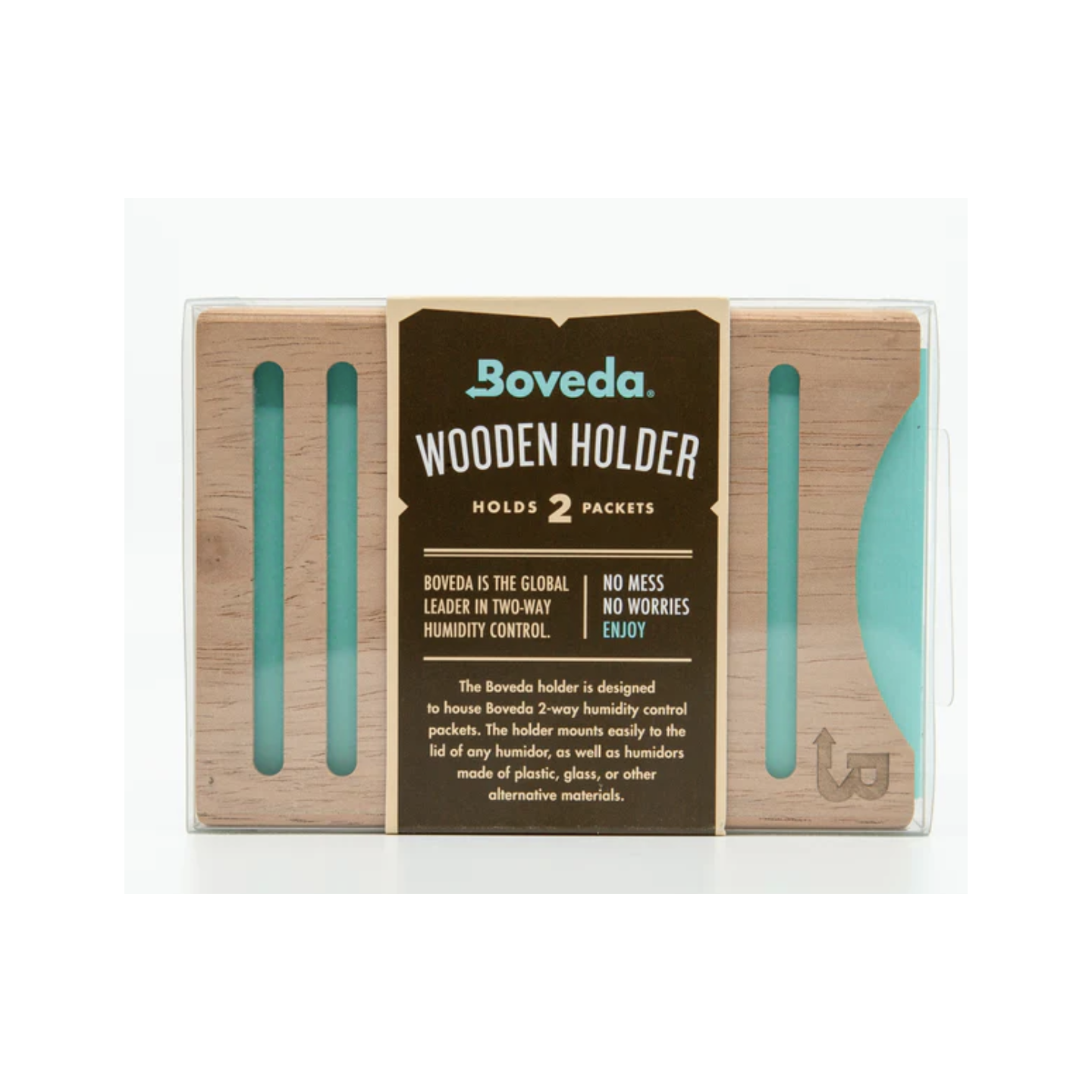 Boveda Wooden Holder Stacked Holds 2 (BVCH2-STK)