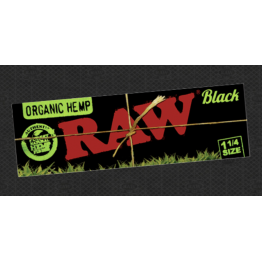 RAW Black Organic 1 1/4 Papers 24PK