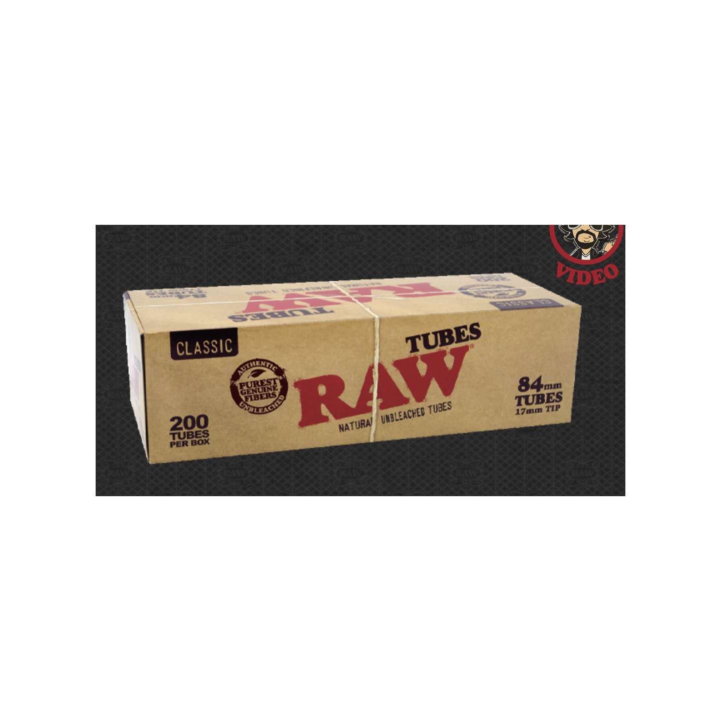 RAW Tubes Bulk 200CT 84MM/17MM