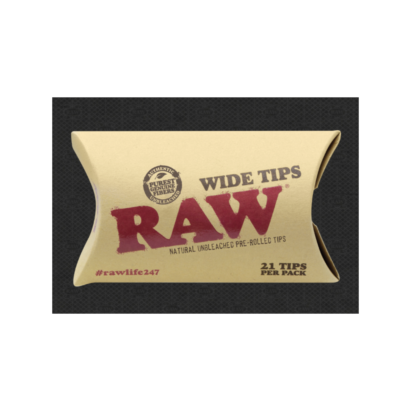RAW Prerolled Wide Tips 21PK