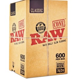 Raw Classic Cones Single Size 600BX