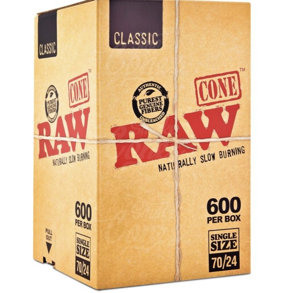 Raw Classic Cones Single Size 600BX