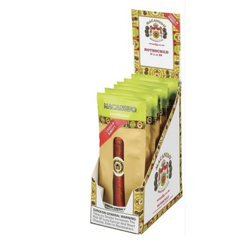 Macanudo Cafe Rothschild 6 Inividually Wrapped