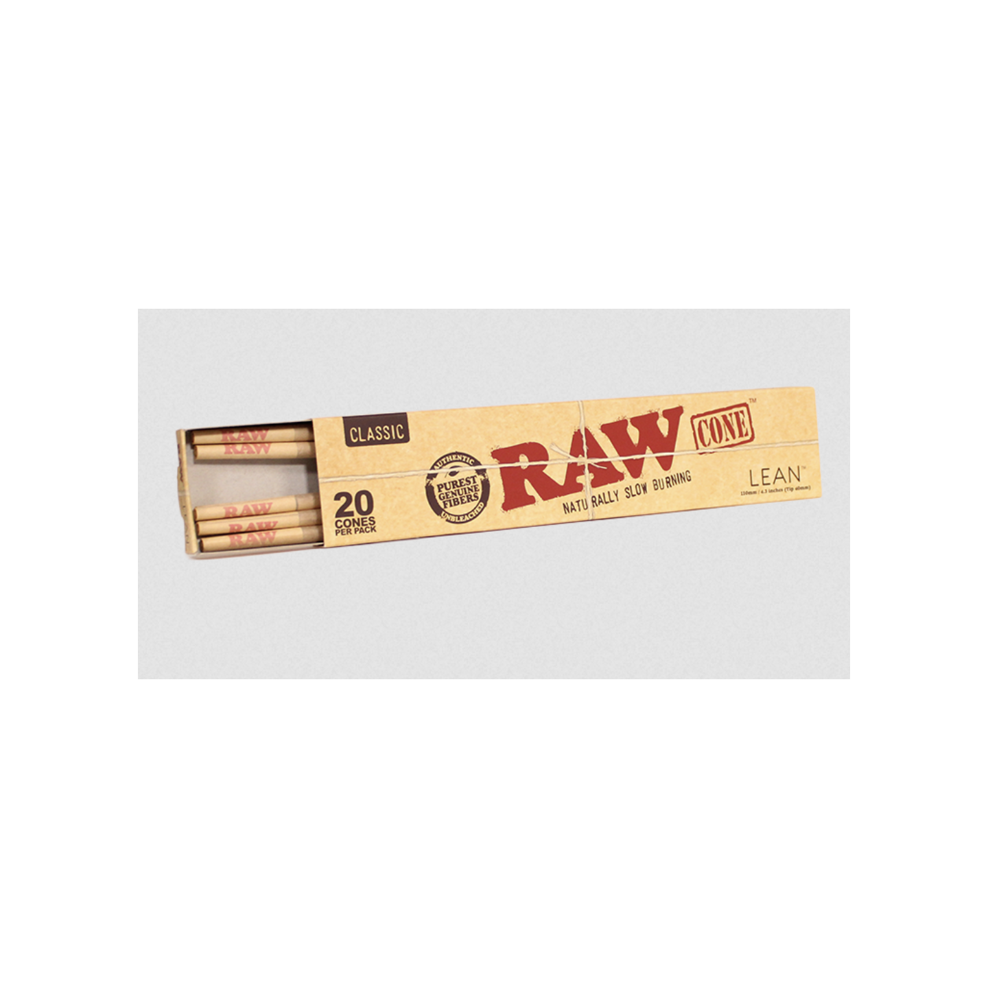Raw Classic Lean Cones 109MM-40MM 12PK