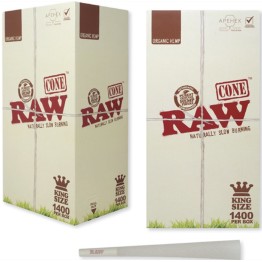 Raw Organic Bulk 109-26MM Cones 1400PC