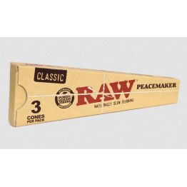 RAW Pre-Roll Peacemaker Cone 3PK of 16 Display