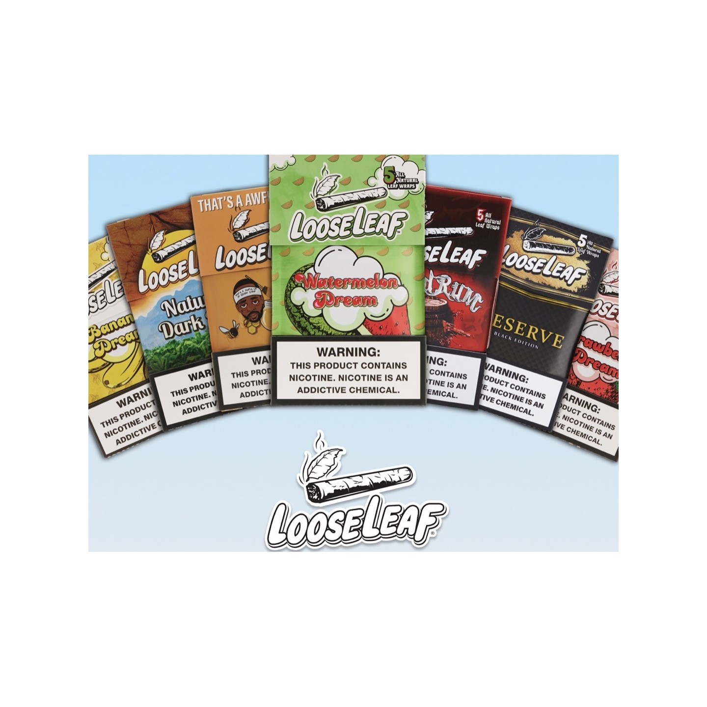 Loose Leaf Wraps 8/5PK