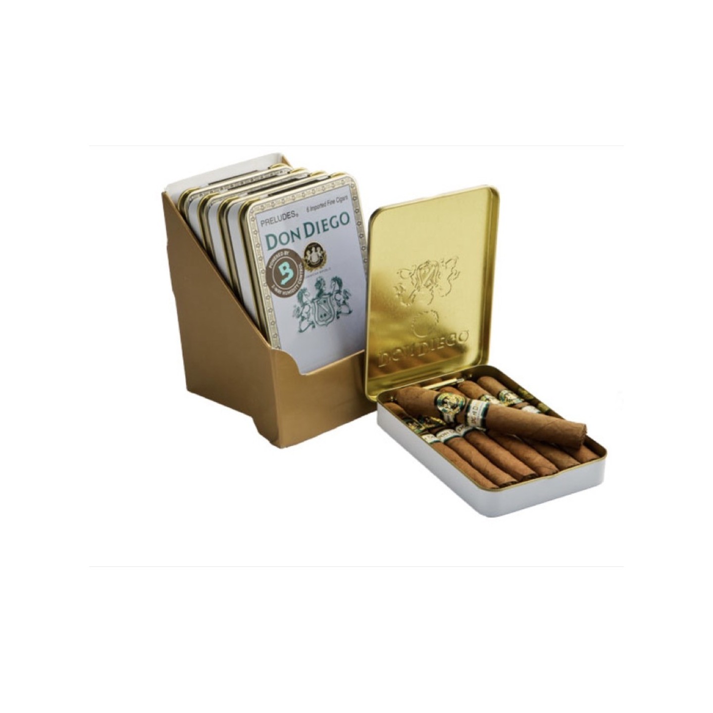 Don Diego Prelude Tin 6PK 30 33/4