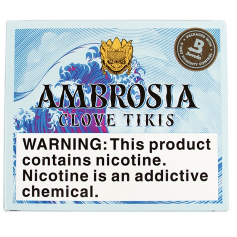 Ambrosia Clove Tiki Tins 50CT