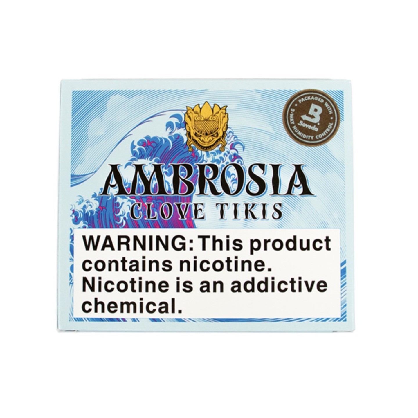 Ambrosia Clove Tiki Tins 50CT