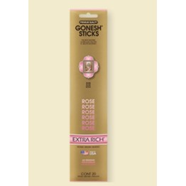 Gonesh Extra Rich Sticks 4PKS of 20CT Incense