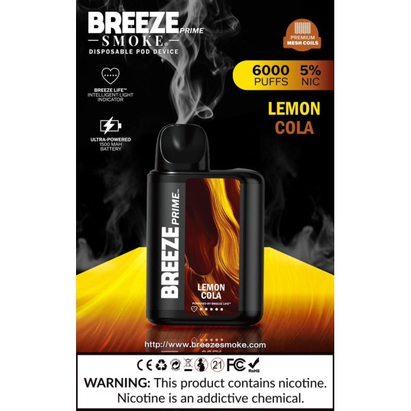Breeze Prime 6k Disposable 5pk