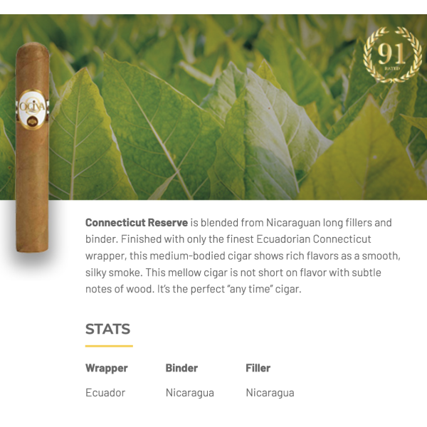 Oliva Connecticut Reserve Robusto 20/BX
