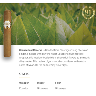 Oliva Connecticut Reserve Torpedo 20/BX