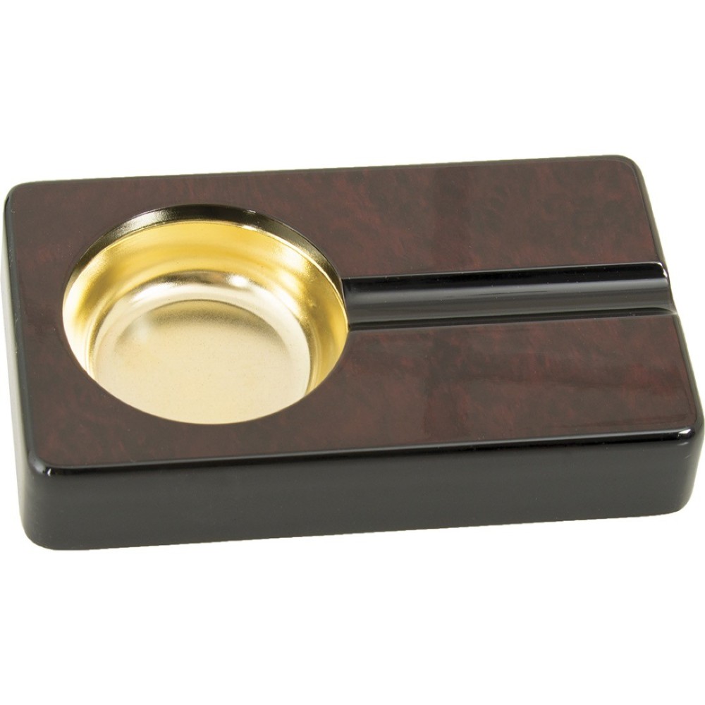 Burl Color Wooden Cigar Ashtray (A157)