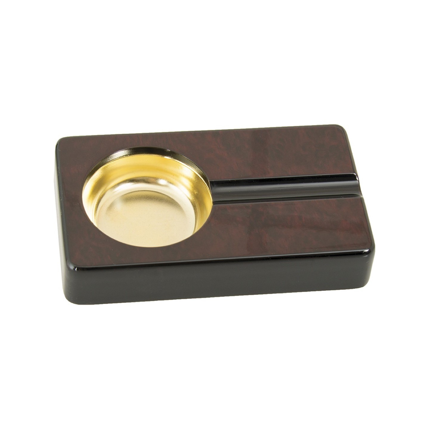 Burl Color Wooden Cigar Ashtray (A157)