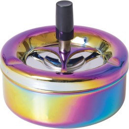 Rainbow Annodize Spinning Ashtray (A195)