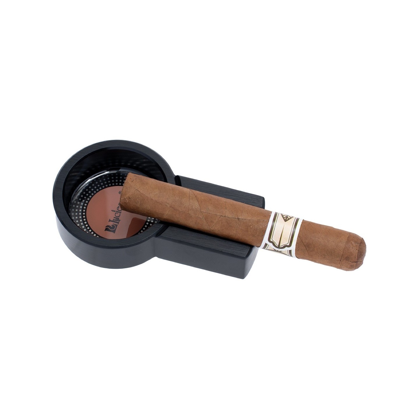 Cigar Ashtray Black Metal (A236)