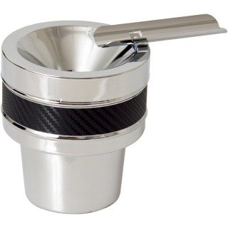 Black & Chrome (AS150) Cigar Car Ashtray