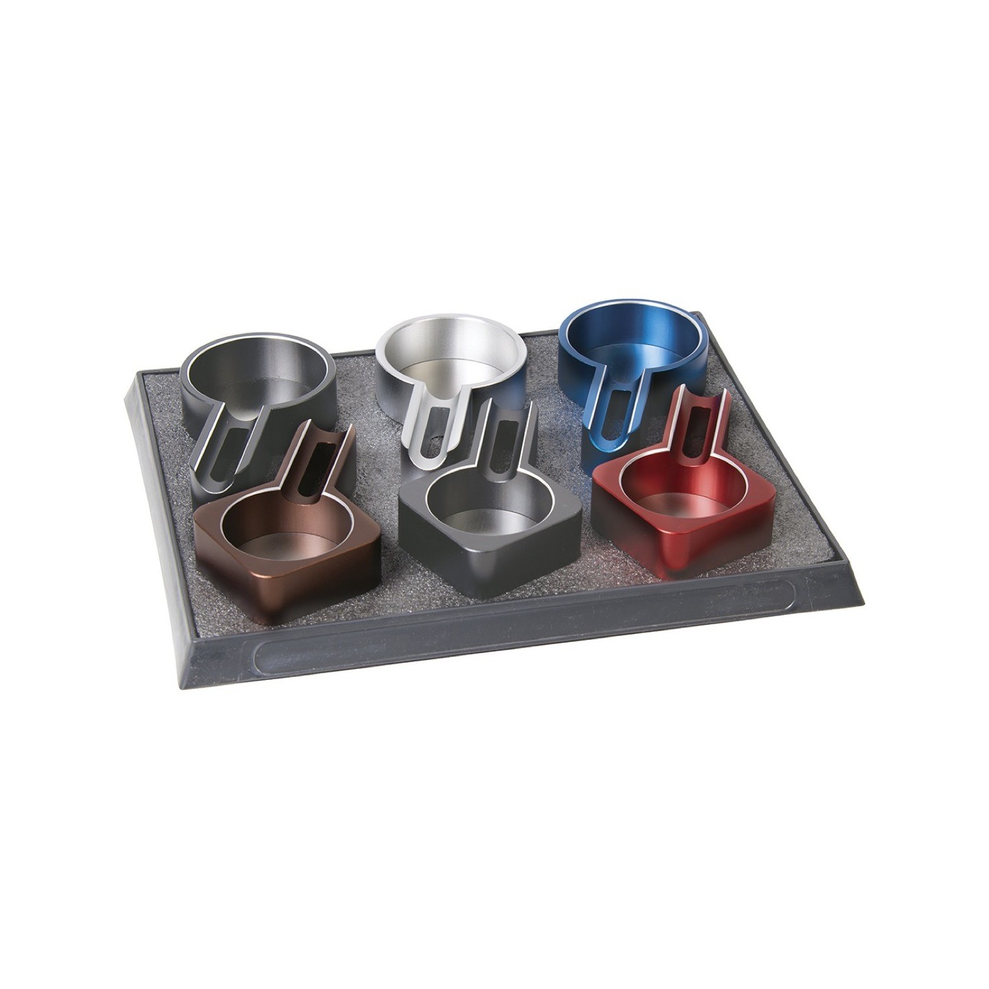 Aluminum Colored Cigar (AS152) Ashtrays 6CT