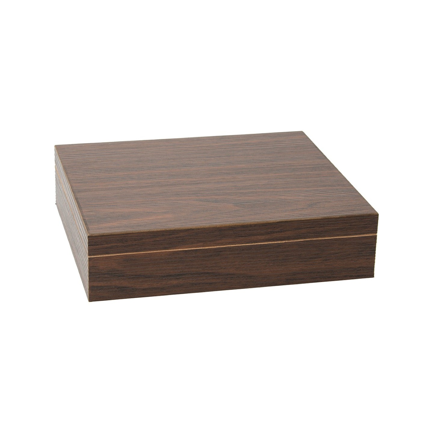Humidor Walnut PVC Veneer BE37 (Holds 12 Cigars)