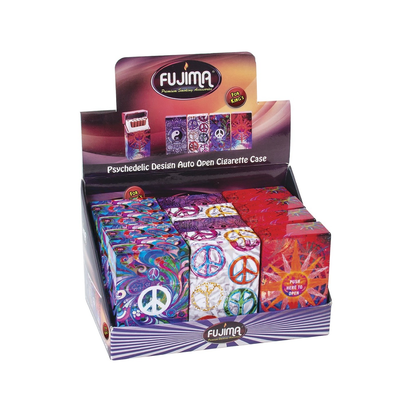 Auto Open Cig Box 100s (CH114)