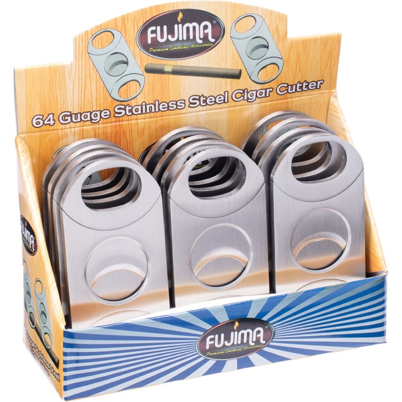 Stainless Steel Cigar Cutter CUT56 12CT