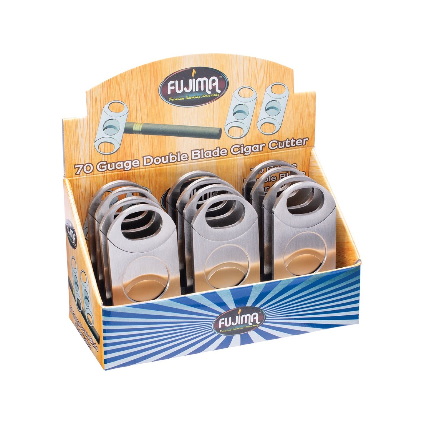 DBL Blade Cigar Cutter (CUT64) 12CT