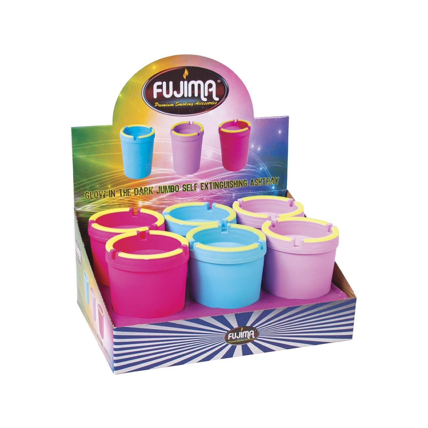 Jumbo Glow N Dark car Ashtray EX18 6CT