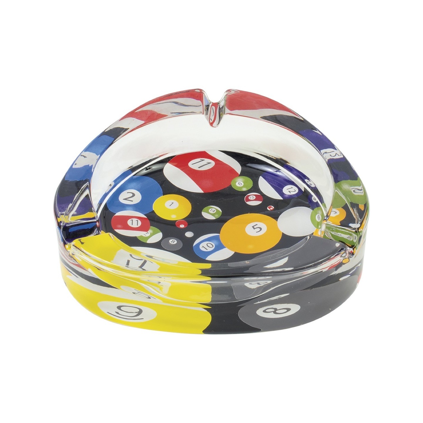 Pool Ball Glass Ashtray (GA79)