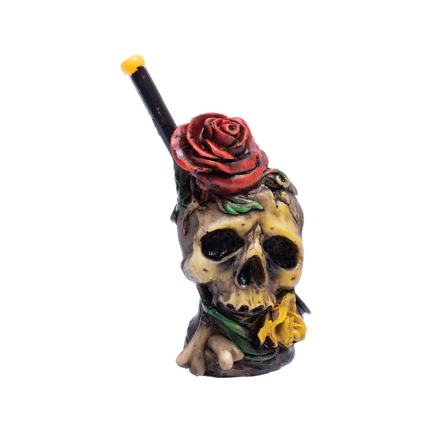 Skull Rose Resin Pipe (RP103)