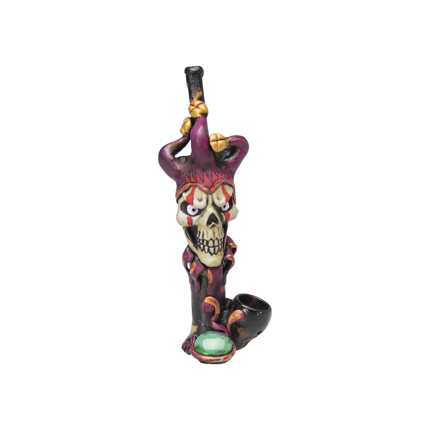 Skull Jester Resin Pipe