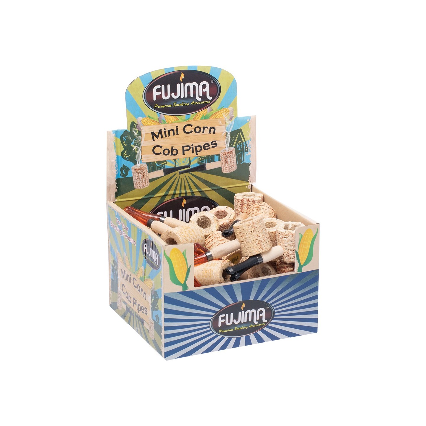Mini Corn Cob Pipe 36CT