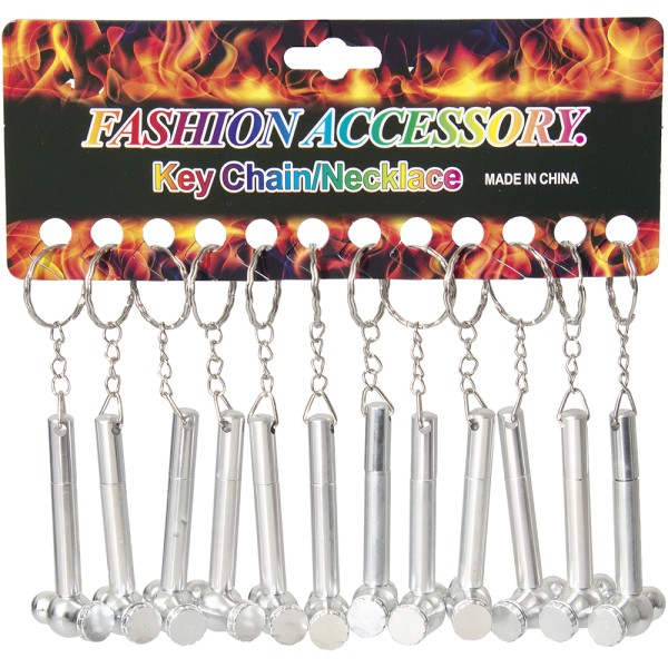 12ct. Hammer Key Chain Pipe (PK17)
