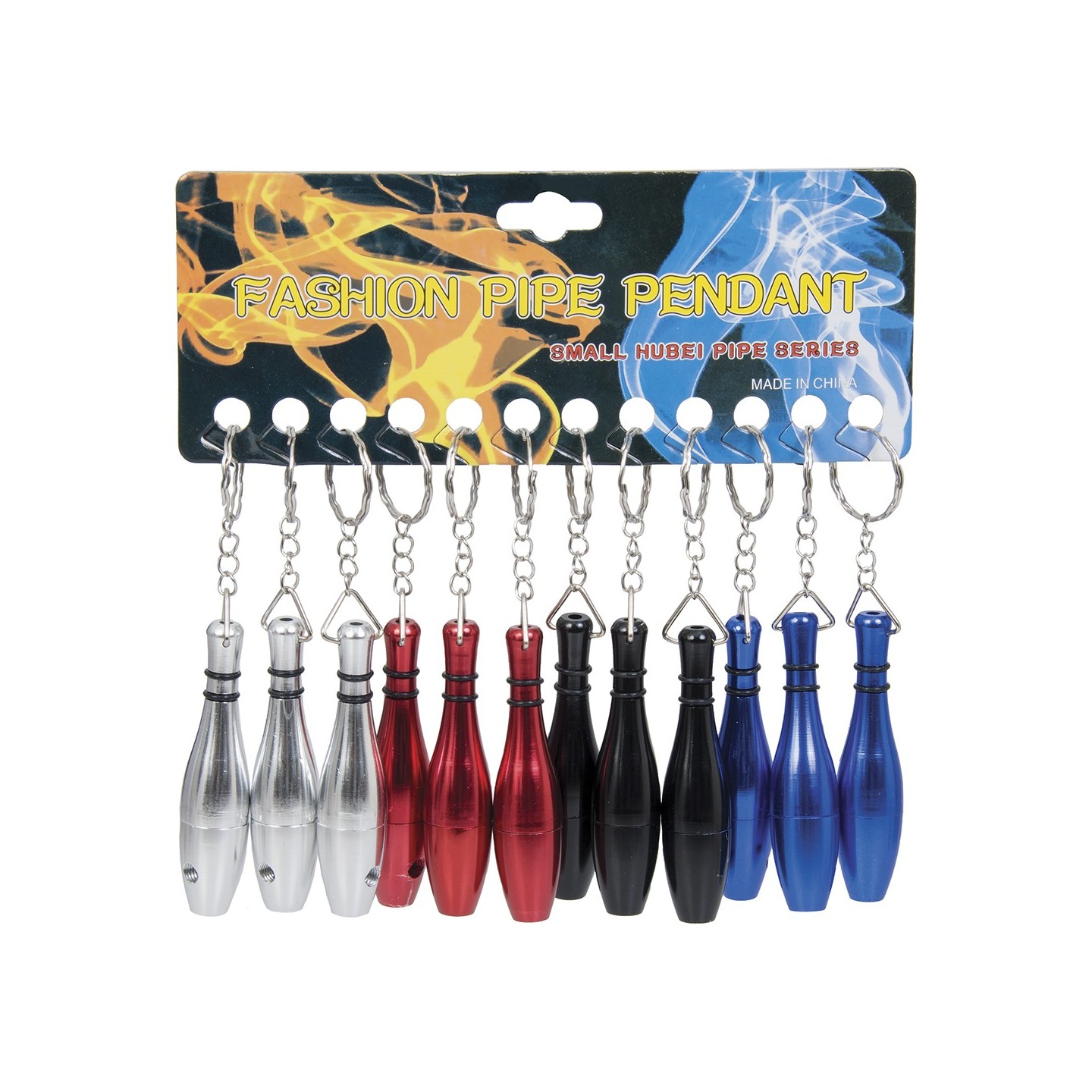 12ct. Bowling Pin Key Chain Pipe (PK19)