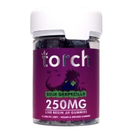 Torch Gummies 250mg Delta 9 Live Resin 6pk