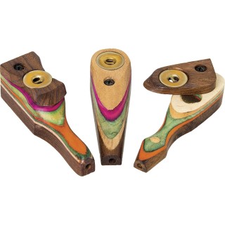 12pc. Wooden Pipe Lid Assorted Style WP30