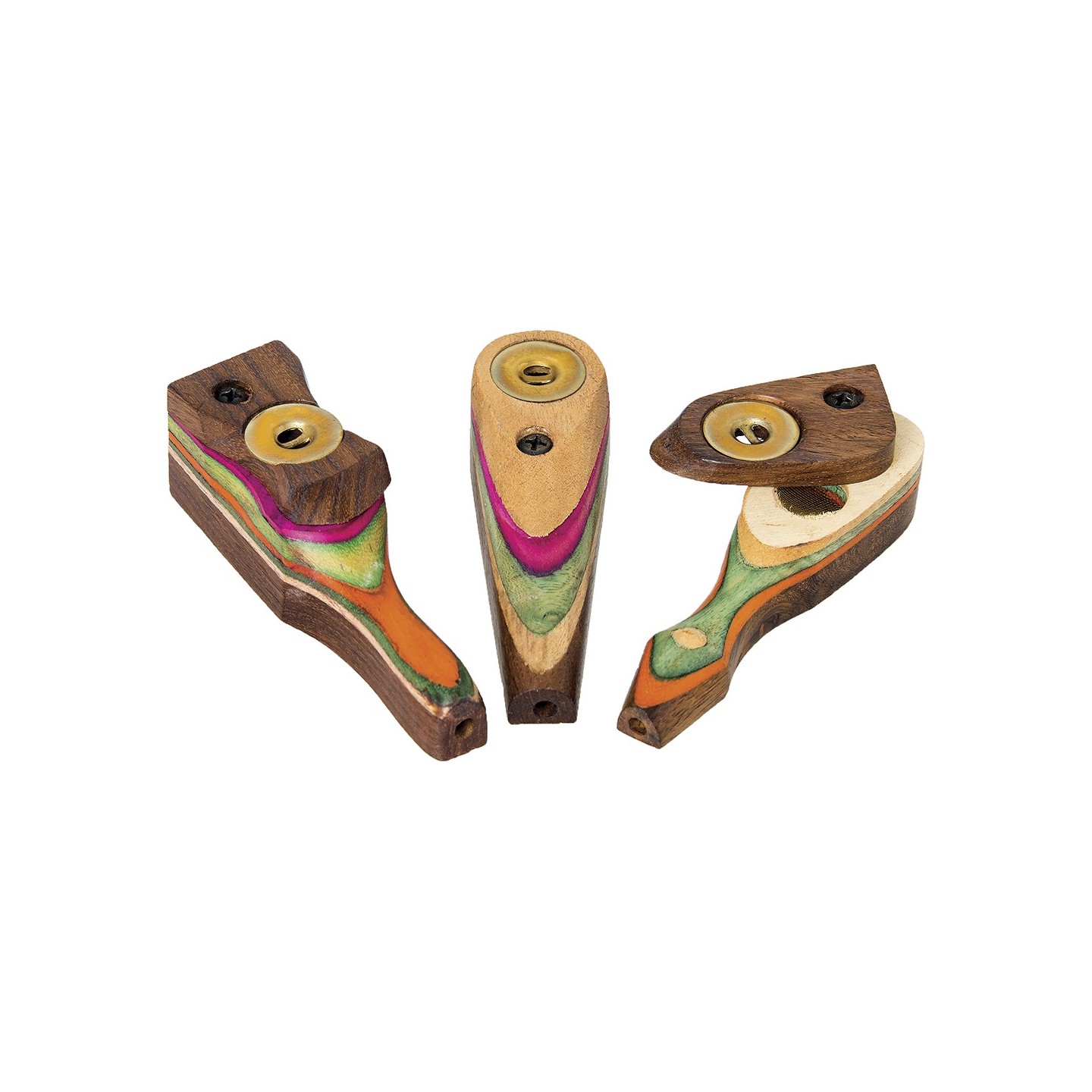 12pc. Wooden Pipe Lid Assorted Style WP30