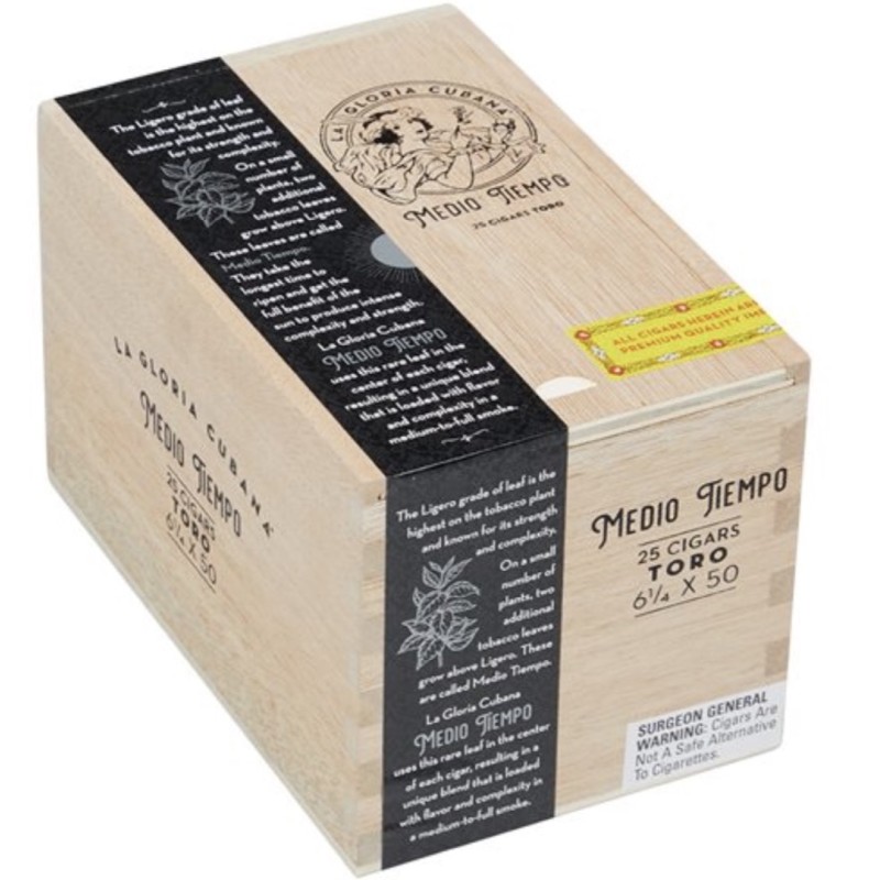 La Gloria Cubana Medio Tiempo Robusto 25/BX La Gloria Cubana Medio Tiempo Robusto 25/BX