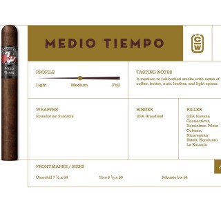 La Gloria Cubana Medio Tiempo Toro 25/BX