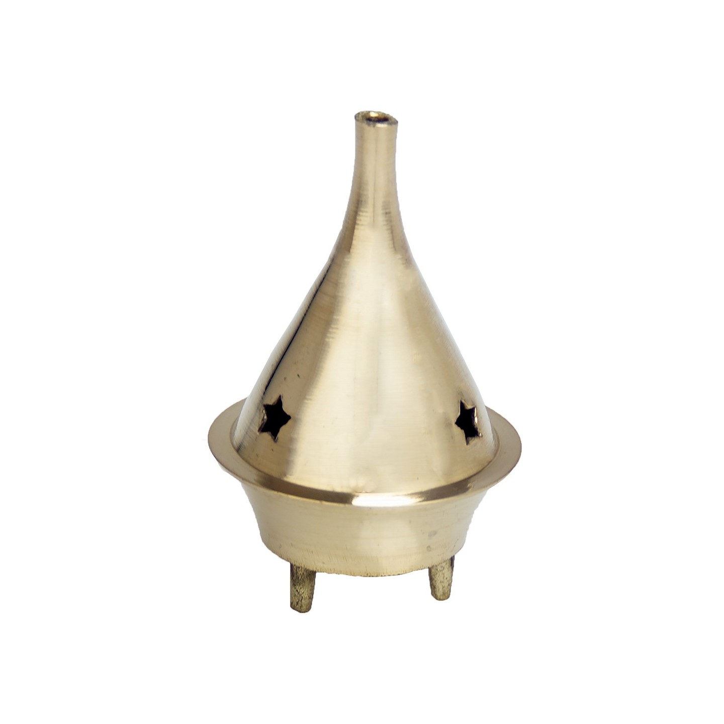Brass Incense Cone Burner 6CT