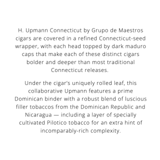 H. UPMANN Connecticut Grupo De Maestros 20/Bx