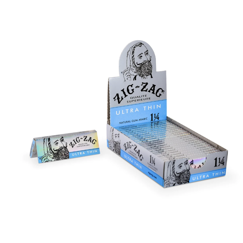Zig Zag Ultra Thin 1 1/4 Rolling Papers 24PK Zig Zag Ultra Thin 1 1/4 Rolling Papers 24PK