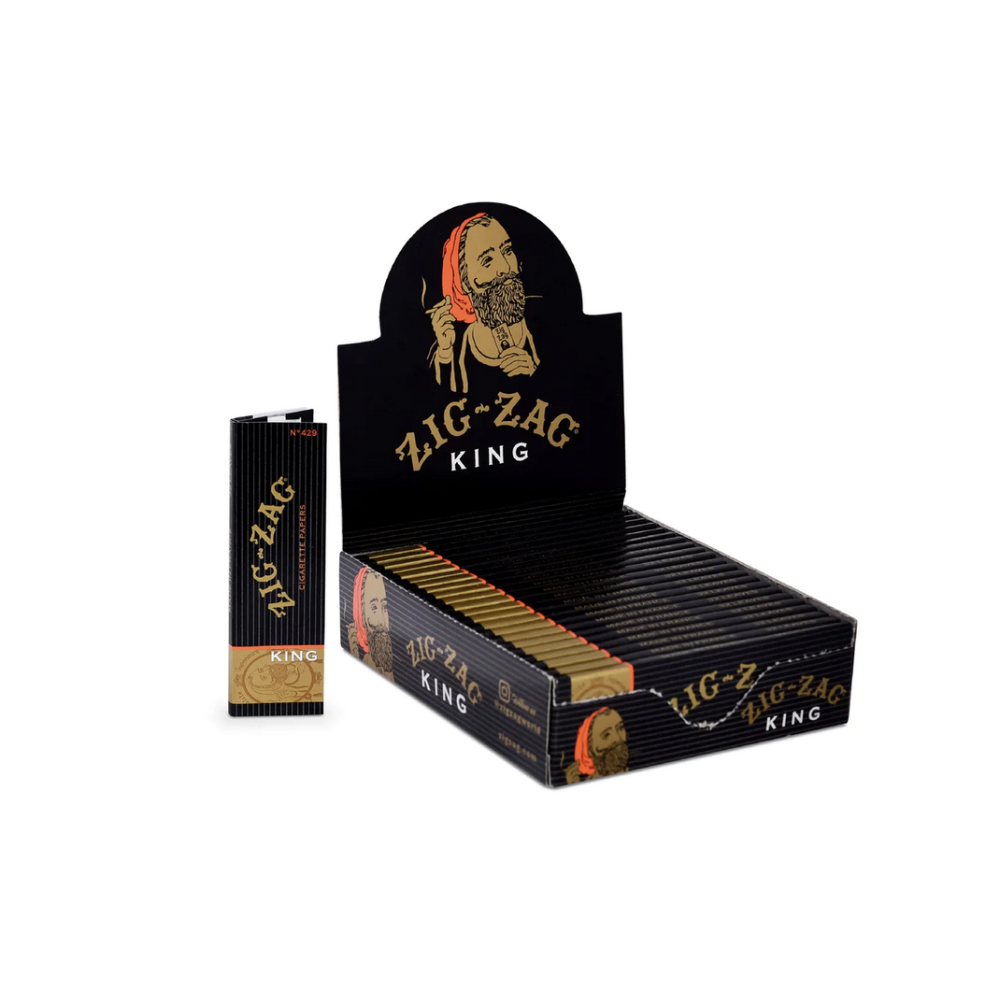 Zig Zag King Size Rolling Papers 24PK (Black Box)