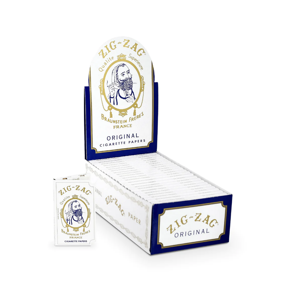 Zig Zag Orginal White & Gold Rolling Papers 24PK